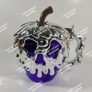 Disneyland 100 Years Snow White Purple Platinum Poison Apple Mug  *NEW*